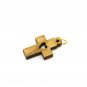 100 Pcs Olive Wood Cross Pendants Charms Heart Engraved Holy Land Jerusalem