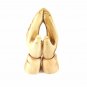 Olive Wood Praying Hands Figurine Statue Hand Carved Holy Land Jerusalem