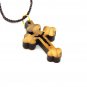 10 Pcs Cross Necklaces Olive Wood Hand Made Holy Land Jerusalem