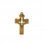 100 Pcs Olive Wood Cross Pendants Charms Dove Engraved Hand Made Holy Land