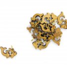 50 Pcs Olive Wood Fish With Cross Pendants Charms Laser Cut Hand Made