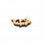 50 Pcs Olive Wood Fish With Cross Pendants Charms Laser Cut Hand Made