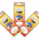 Set Of 3 Refrigerator Magnets 9 Pcs Holyland Jerusalem Bethlehem Jericho