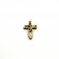 50 Pcs Olive Wood Jesus Name Cross Pendant Charm Hand Made Holyland Jerusalem
