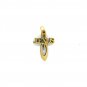 50 Pcs Olive Wood Jesus Name Cross Pendant Charm Hand Made Holyland Jerusalem
