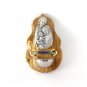 Olive Wood Plaque with Holy Family Icon and Holy Water Font Handmade Holyland