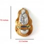 Olive Wood Plaque with Holy Family Icon and Holy Water Font Handmade Holyland