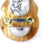 Olive Wood Plaque with Holy Family Icon and Holy Water Font Handmade Holyland