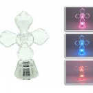 Crystal Glass Cross With RGB Led Light Holy Land Jerusalem Crystal Glass Cross With RGB Led Light Holy Land Jerusalem