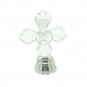 Crystal Glass Cross With RGB Led Light Holy Land Jerusalem
