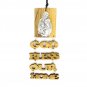 Olive Wood God Bless Our Home 6.5" Inches Plaque Wall Hanging Hand Made Jerusale