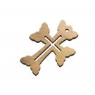 50 Pcs Cross Pendants Charms Olive Wood Handmade Holyland Jerusalem