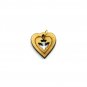 50 Pcs Olive Wood Heart With Dove Pendants Charms Laser Cut Hand Made Holy Land