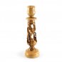 Olive Wood Candle Holder Candlestick Hand Made Holy Land Jerusalem