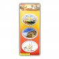 3 Pcs Holyland Refrigerator Magnets Set Jerusalem Bethlehem Jericho
