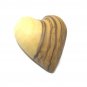 10 Pcs Olive Wood Carved Heart Hand Made Holy Land Jerusalem
