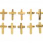 10 Pcs Olive Wood Cross Pendants 5 cm Catholic Hand Made Holy Land Jerusalem