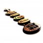 3 Pcs Olive Wood God Bless Our Home Wall Hanging Plaque Handmade Jerusalem