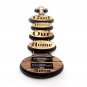 3 Pcs Olive Wood God Bless Our Home Wall Hanging Plaque Handmade Jerusalem