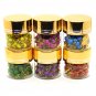 Set of 6 Pcs Rosaries In Bottles Mixed Colors Holy Land Jerusalem Israel