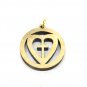 50 Pcs Olive Wood Heart Cross Pendants Charms Earings Handmade Holyland...