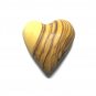 20 Pcs Olive Wood Carved Heart Hand Made Holy Land Jerusalem