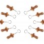 10 Pcs Olive Wood Hand Holding Comfort Crosses Key Chain Key Ring Hand Made