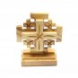 Jerusalem Cross With Stand Olive Wood 10 Pcs Hand Made Holy Land Jerusalem