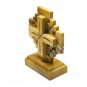 Jerusalem Cross With Stand Olive Wood 10 Pcs Hand Made Holy Land Jerusalem