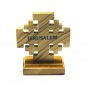 Jerusalem Cross With Stand Olive Wood 10 Pcs Hand Made Holy Land Jerusalem