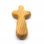 5 Pcs Olive Wood Comfort Crosses Holding Crosses 4.5 Inches Jerusalem Holy Land