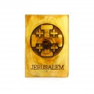 Olive Wood Fridge Magnet Laser Engarved Hand Made Holy Land Jerusalem