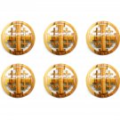 6 Pcs Olive Wood Jerusalem Cross Pin Brooches Hand Carved Holyland Jerusalem 6 Pcs Olive Wood Jerusalem Cross Pin Brooches Hand Carved Holyland Jerusalem