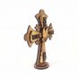 God Bless Our Home Olive Wood Hand Made Cross With Circle Stand Holy Land