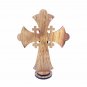 God Bless Our Home Olive Wood Hand Made Cross With Circle Stand Holy Land