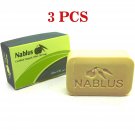 Nablus Olive Oil Organic Natural Face Skin Soap Bar 3 Pcs Hand Made Holy Land