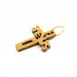 300 Pcs Olive Wood Cross Pendants JESUS Name Hand Made Holy Land Jerusalem