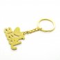 12 Pcs Metal Key Ring Key Chain ' I Love Jesus' Golden Color Holy Land Jerusalem