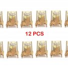 12 Pcs Olive Wood Key Ring Key Chain Dove of Peace Hand Carved Holy Land