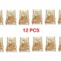 12 Pcs Olive Wood Key Ring Key Chain Dove of Peace Hand Carved Holy Land