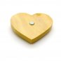 Olive Wood Heart Shaped Fridge Magnet Holy Family Icon Hand Made Holy Land