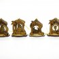 Olive Wood Nativity Set 4 Pcs Christmas Tree Ornament Gift Hand Made Holy Land
