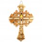 Olive Wood Wall Cross 'The Lord's Prayer' Engraved 11 Inches Jerusalem Holy Land