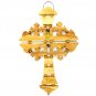 Olive Wood Wall Cross 'The Lord's Prayer' Engraved 11 Inches Jerusalem Holy Land