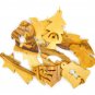 10 Pcs Olive Wood Christmas Tree Ornaments Pendants Hand Made Holy Land