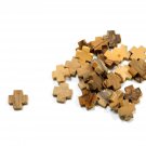 50 Pcs Olive Wood Jerusalem Crosses 2 cm Rosary Crosses Hand Made Holy Land