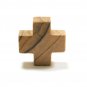 50 Pcs Olive Wood Jerusalem Crosses 2 cm Rosary Crosses Hand Made Holy Land