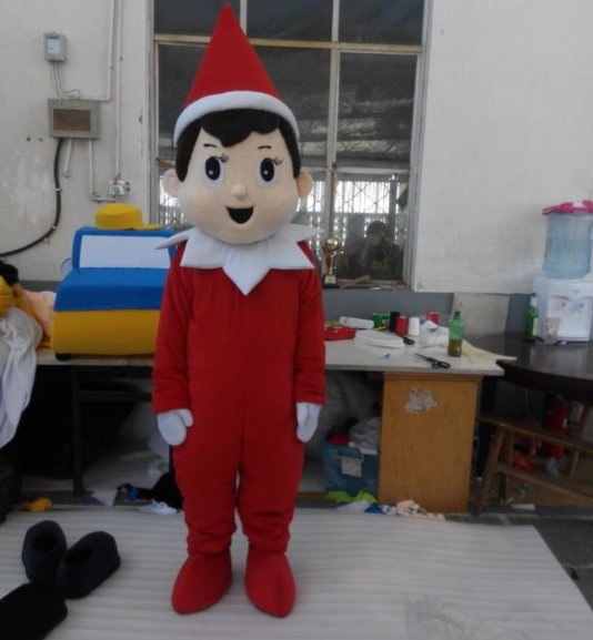 Custom Made Mascot Costume Elf On The Shelf Mascot Costume Cosplay For