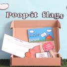 Poop-it flags gift box. A gift for your friend who has everything