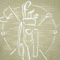 Jerzees Activewear Men's Beige Knit Crewneck Sweatshirt w/ Golf Design Size XL